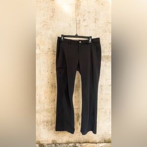 REI Hiking Outdoor Black Roll Up Cargo Pants zip RN37249 EUC